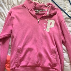 Pink quarter Zip